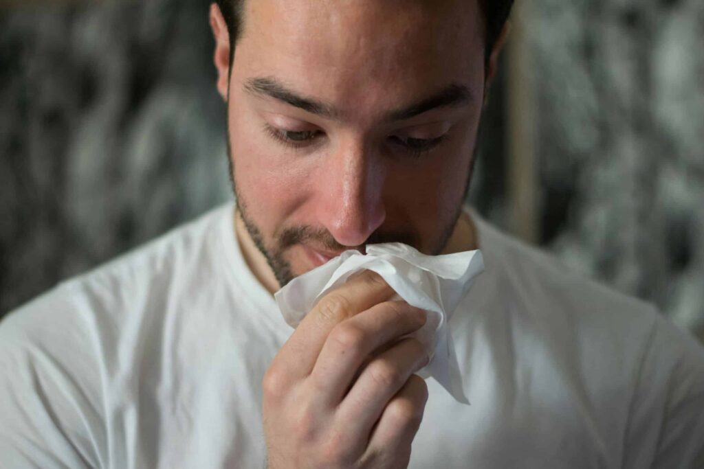 eczema flares up allergies
