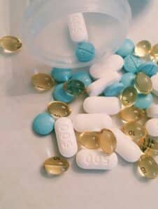 metformin and hair loss as depicted by a bottle of pills