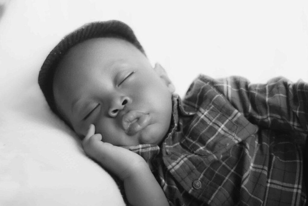 beauty rest as depicted by toddler sleeping