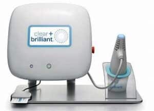 Clear + Brilliant as depicted by device and logo