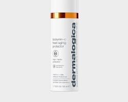 sunscreen for tanning as depicted by Dermalogica Biolumin-C Heat Aging Protector SPF 50