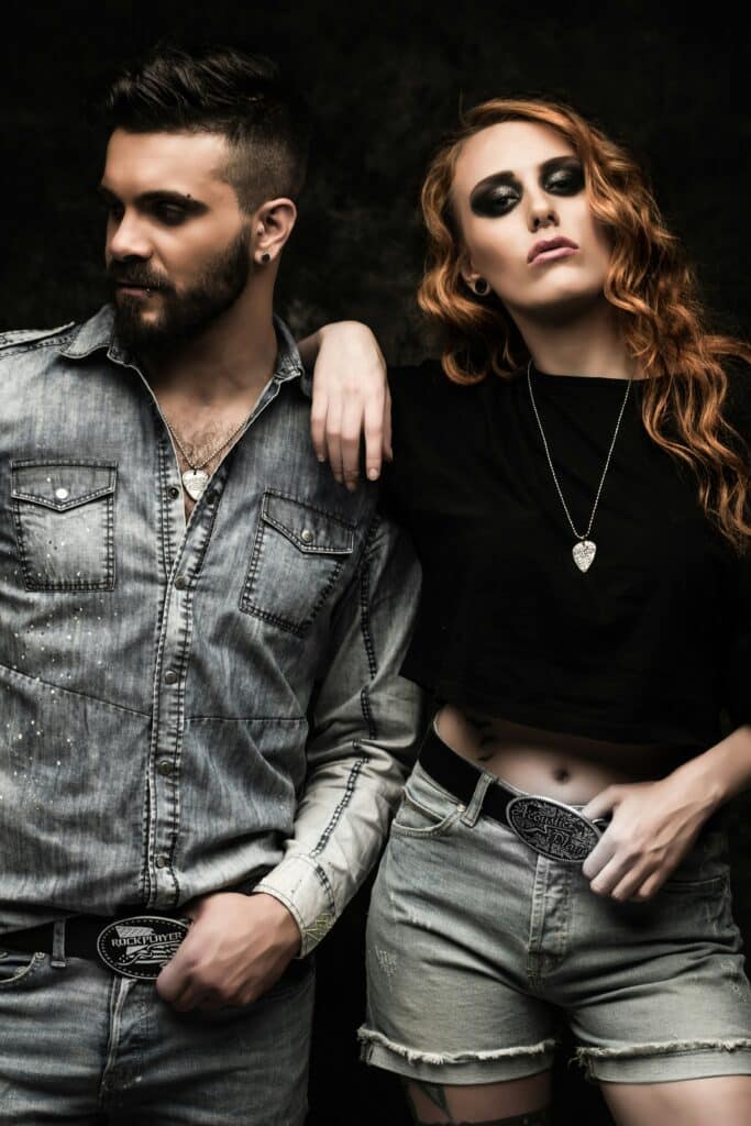 gender affirming dermatology as depicted by a trans man and a trans woman