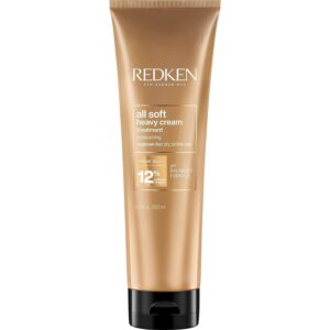 brittle hair as depicted by Redken All Soft heavy cream